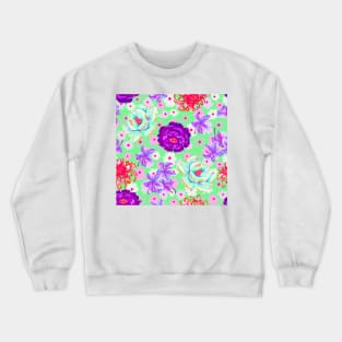 Colorful flowers Crewneck Sweatshirt